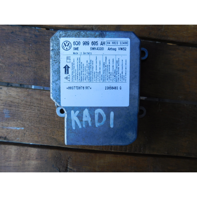 Блок керування подушками безпекі AIRBAG VW CADDY 3. 6Q0909605AH. Блок керування подушками безпекі AIRBAG VW CADDY 3. 6Q0909605AH.