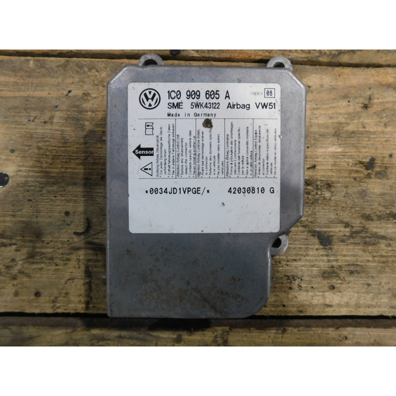 Блок управління подушками безпекі AIRBAG 1C090960.