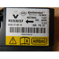 Блок управління подушками безпекі  AIRBAG RENAULT DACIA. 8200576912.