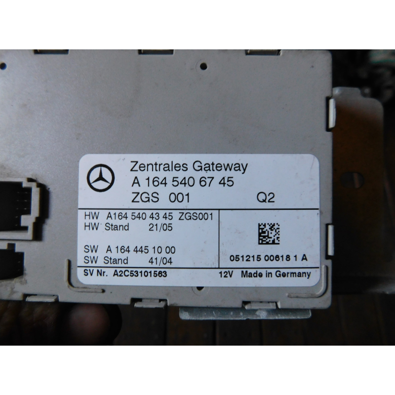 Блок управління центральним замком MERCEDES W251. A1645406745.
