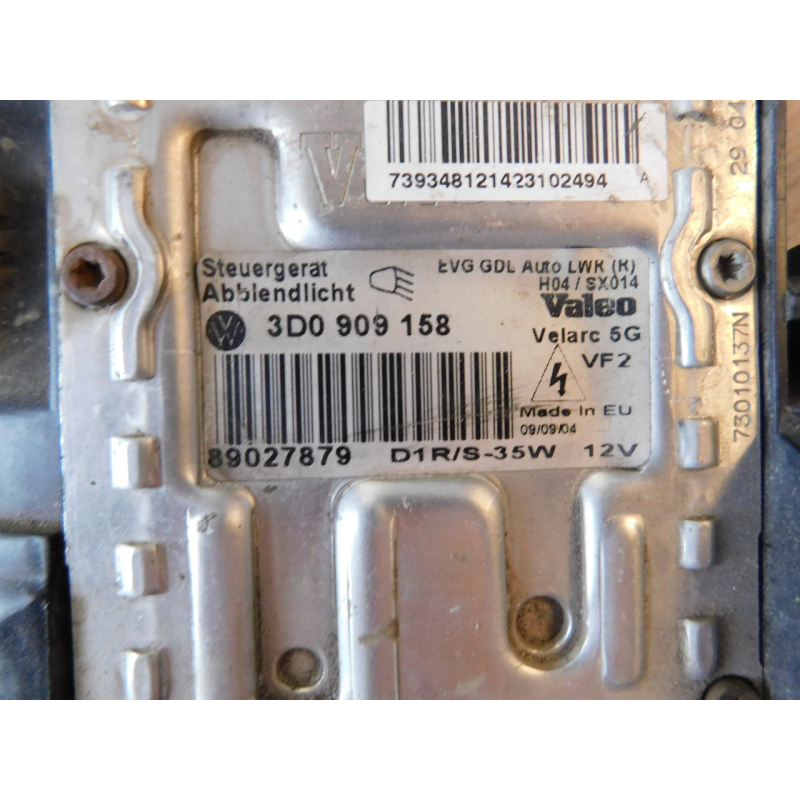 Блок розпалу ксенону  VALEO  3D0909158.