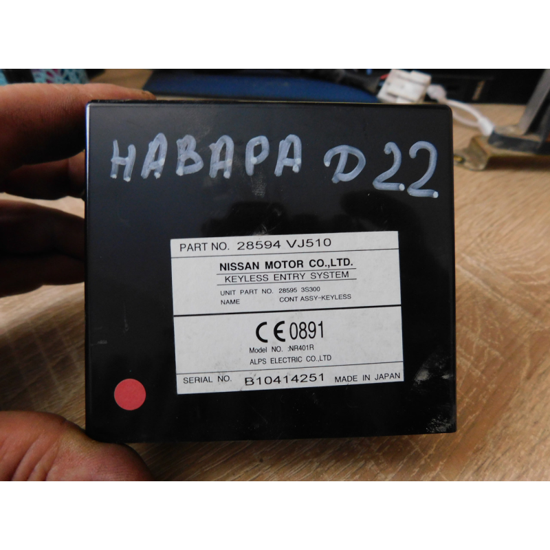 Блок управління сигналізаціею  NISSAN NAVARA  D-22. 28594VJ510.