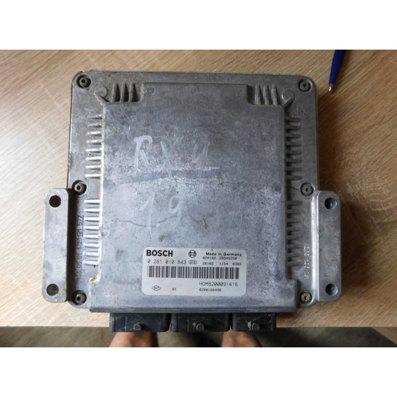 Блок керування двигуном  RENAULT SCENIC  1.9 DCI.  RX4.  8200091416.  8200166496
