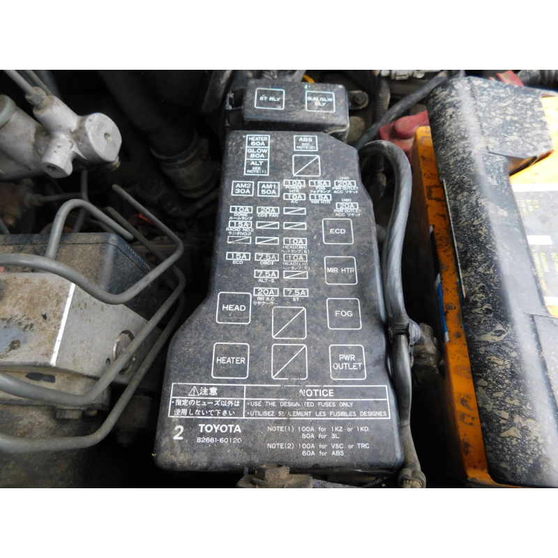 Блок запобіжників  TOYOTA LAND CRUSER  PRADO 90.  1996-2002. 8266160120.