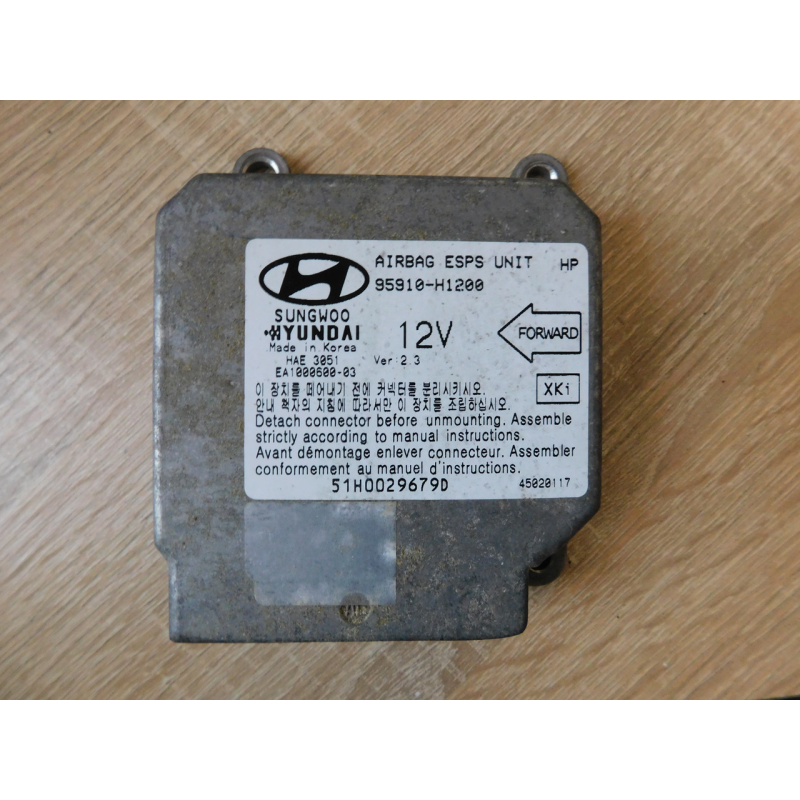 95910-h1200.Блок управління подушками безпекі AIRBAG Hyundai terracan. 95910-h1200.Блок управління подушками безпекі AIRBAG Hyundai terracan.