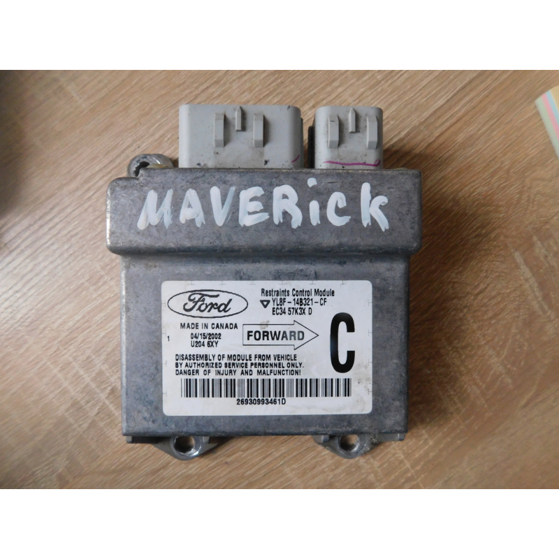Блок управління подушками безпекі  AIRBAG.  FORD MAVERICK. YL8F-14B321-CF
