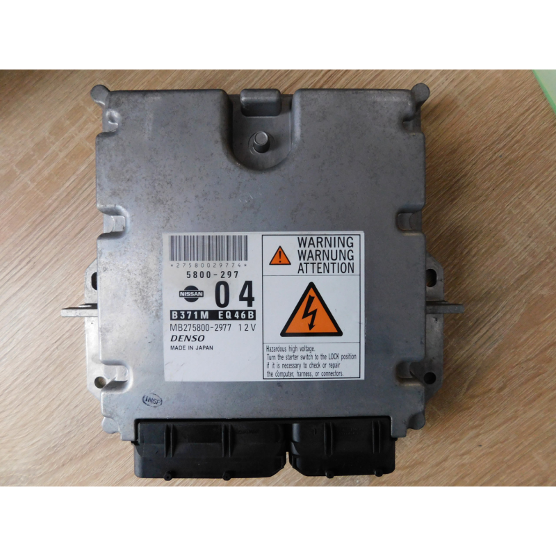 Блок керування двигуном NISSAN X-TRAIL. T-30 2.2 DCI. MB275800-2977. B371M EQ46B Блок керування двигуном NISSAN X-TRAIL. T-30 2.2 DCI. MB275800-2977. B371M EQ46B