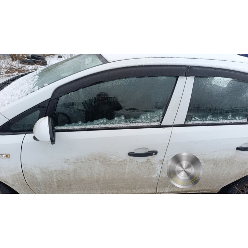 Двері передні ліві голі  Opel Corsa (2010)