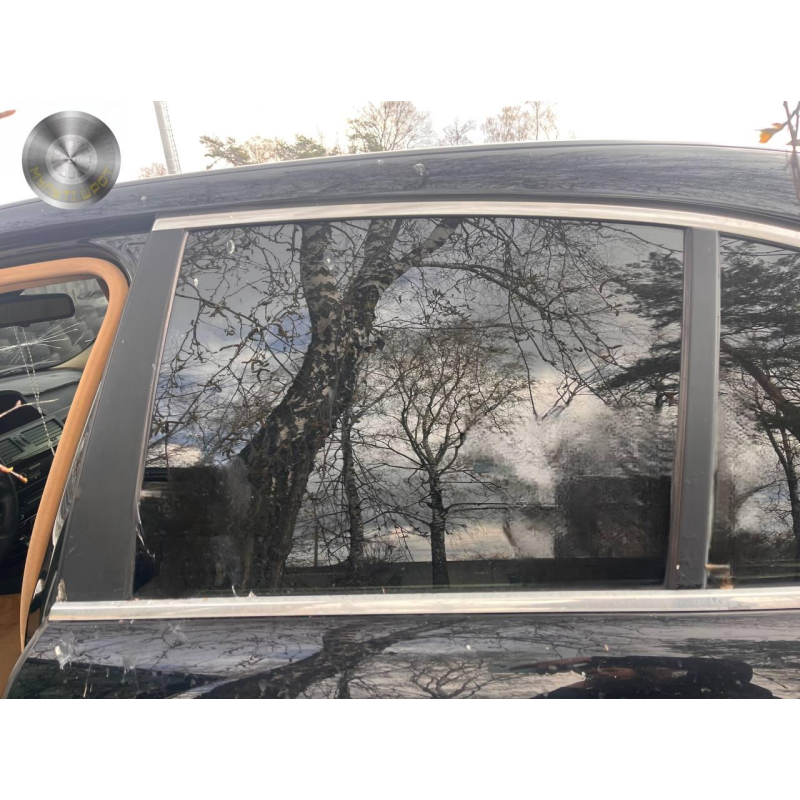 Скло задньої лівої двері (рухоме, опускне) BMW 735 E65 2001–2005