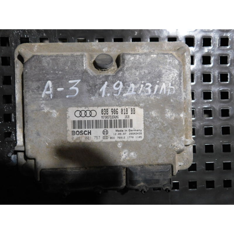 Блок управління автомобілем 038906018BB  AUDI  A3  1.9 TDI